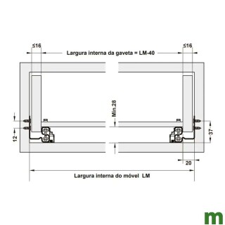 corredica-invisivel-1d-350mm-35kg-com-amortecedor-extracao-total-lignum_01_FRL1CRR057