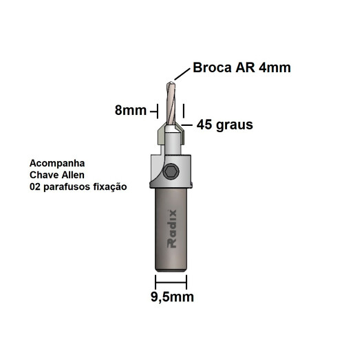 Escareadora-8mm-para-Brocas-4mm-22A0840.04-Radix-4-FERAACE041.jpg