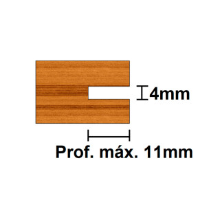 Serra-Debrum-Rolamento-4mm-18F4040.01-Radix-6-FERAACE039