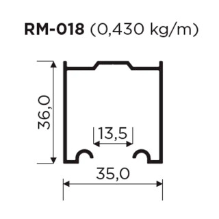 Trilho-de-Aluminio-6mt-Superior-RM-018-Rometal-2-FRRTTLH049