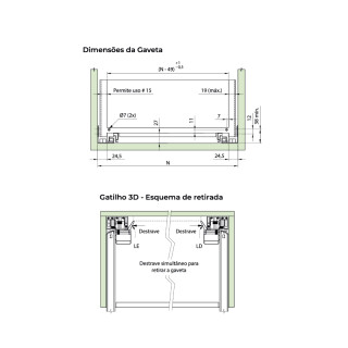 CORREDICA-INVISIVEL-UNIHIDE-SLOW-FGVTN-450MM-3D-4-FRFGCRR284