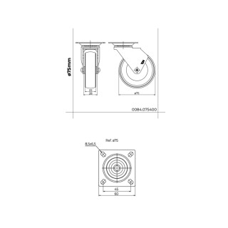 RODIZIO-STILO-TN-RG75-SEM-FREIO-PRETO-65KG-FGVTN-2-FRFGROD040