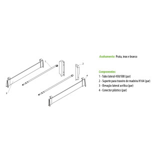 KIT-ELEVACAO-ACRILICO-AVANTBOX-450MM-BRANCO-FGV-2-FRFGACE081