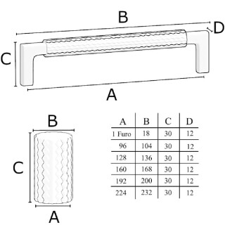 PUXADOR-ITALY-ZIGRINATO-1780-96MM-BRONZE-ESC-FRILPXD457-02