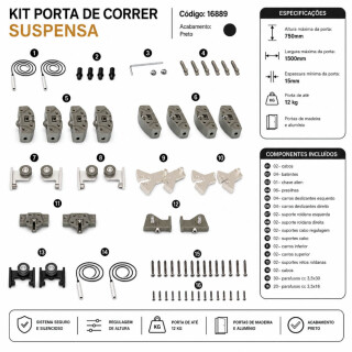 ROMETAL-KIT-VERTICATO-2PT-12KGTRILHO-2MT-PRETO-FRRTKIT265-02
