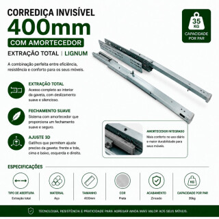CORREDICA-LIGNUM-INVISIVEL-SLOW-400-ET-3D-35KG-NV-FRL1CRR059-02