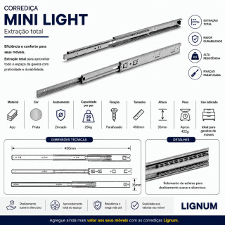 CORREDICA-LIGNUM-TELES-MINI-LIGHT-450MM-ZC-25KG-NV-FRL1CRR047-03