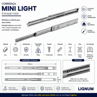 CORREDICA-LIGNUM-TELES-MINI-LIGHT-500MM-ZC-25KG-NV-FRL1CRR068-03