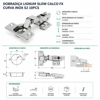 DOBRADICA-LIGNUM-SLOW-CALCO-FX-CURVA-INOX-S2-10PCS-FRL1DOB046-02