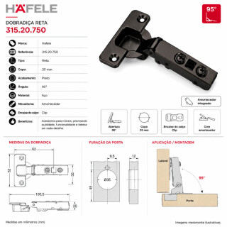 HAFELE-DOBR-CLIP-SLOW-RETA-3D-H2-ONIX-315.20.750-FRHADOB110-02