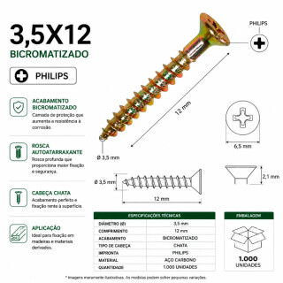 LIGNUM-PARAFUSO-CHIP-35X12-BC-1000PC-FRL1PAR058-02