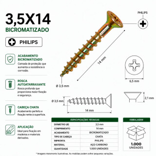 LIGNUM-PARAFUSO-CHIP-35X14-BC-1000PC-FRL1PAR060-02