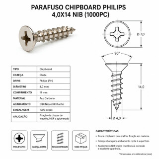 LIGNUM-PARAFUSO-CHIP-40X14-NIB-1000PC-FRL1PAR080-02