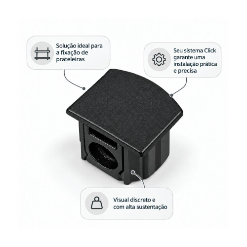 FGV SUPORTE PRATIKO 15MM S TRAVA NIQ PRETO FRFGACE251 02